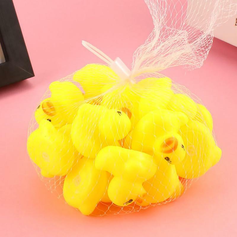 1/2/3PCS lotto Cute Baby Kids Squeaky Rubber Ducks Bath bathing Room Water Fun Game Playing Newborn Boys Toys for Children