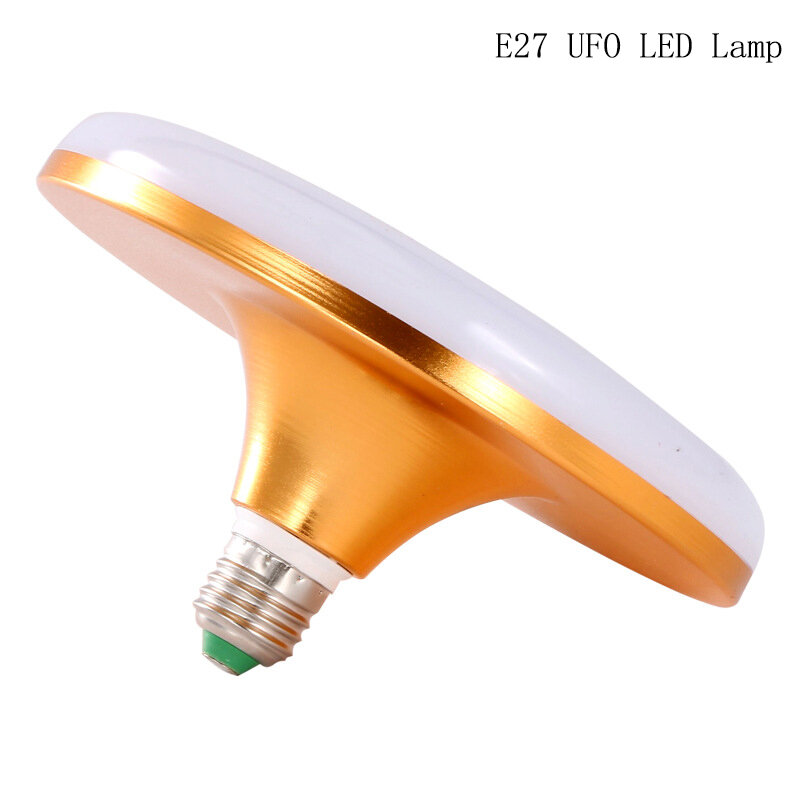 Светодиодная лампа E27 15 Вт 20 Вт 30 Вт, фабричная лампочка, лампы UFO, энергосберегающая светодиодный ная лампа постоянного тока для столовой