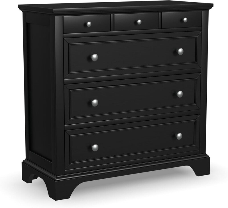 Bedford Black Four Drawer Chest by Home Styles  dressers for bedroom