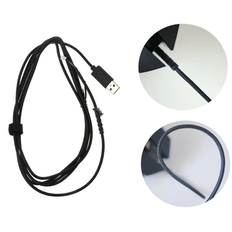 USB miękkie kabel myszy dla logitech G502 Hero linii myszy kabel zastępczy