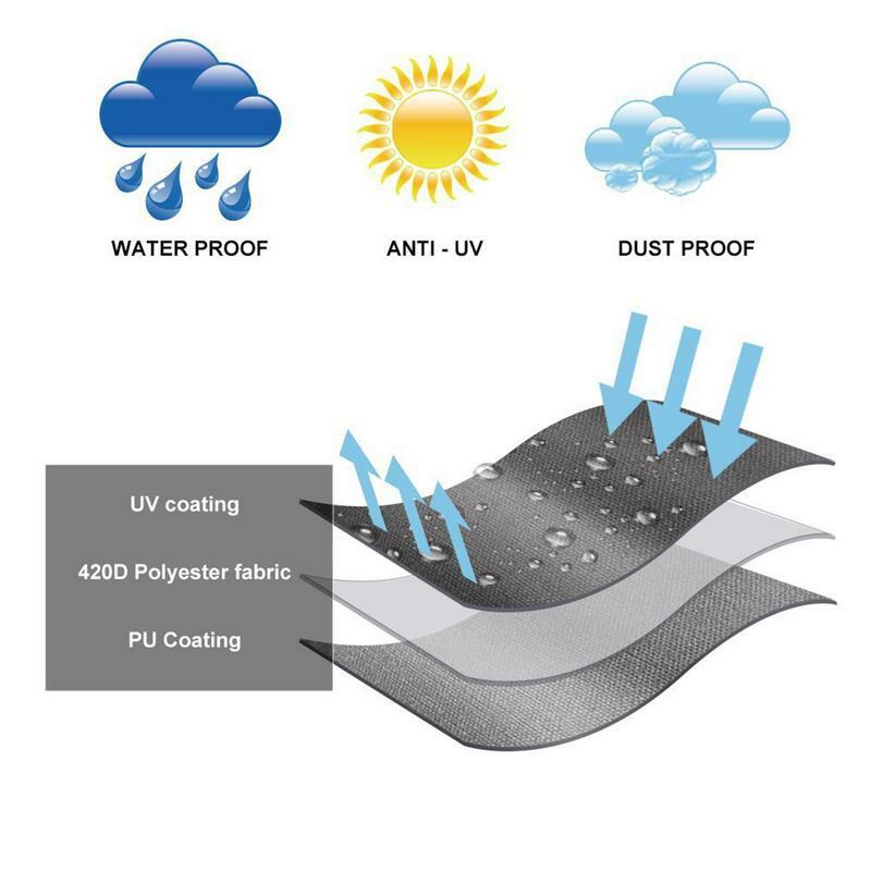 Impermeável portátil Weather Protection Cover, gerador cobre durante a execução, adequado para chuva uso externo, 20x11x6 Polegada
