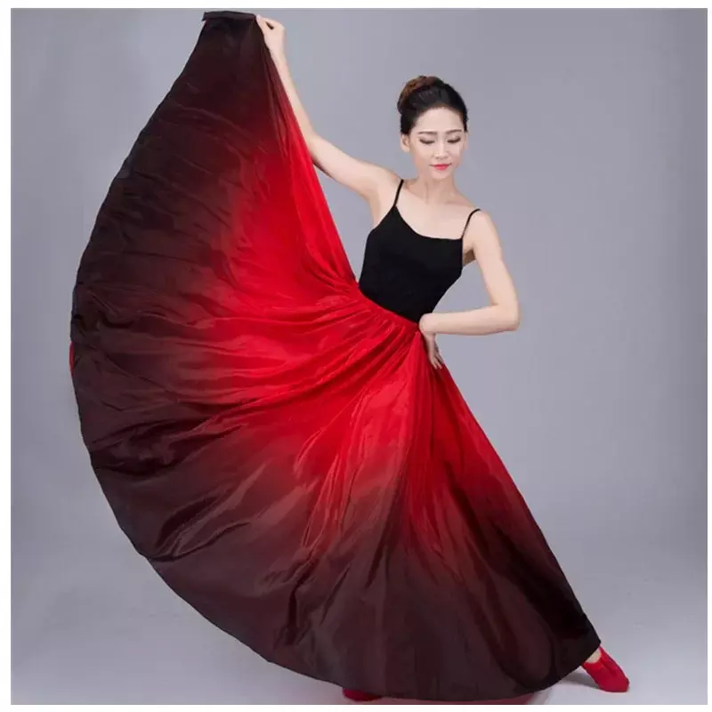 Falda de Flamenco para danza del vientre, traje de Flamenco con volantes, grande, B-6832, 720