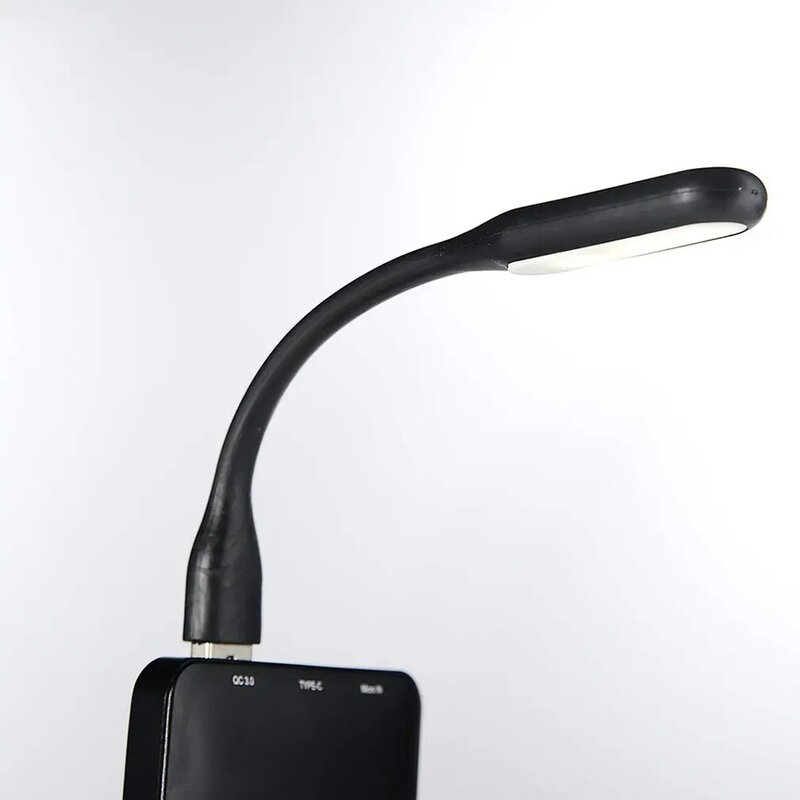 Lámpara de luz LED USB portátil para PC, protección ocular, Mini luz Flexible ajustable para libros de trabajo nocturno