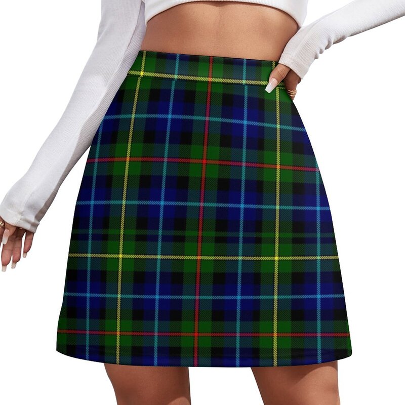 Minifalda de tartán para mujer, falda de Clan Smith, minifalda