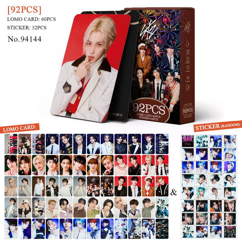 92 sztuki albumów fotograficznych Lomo karty Felix Lee Know HYUNJIN Bang Chan pocztówkowe naklejki kolekcja kart prezent dla fanów