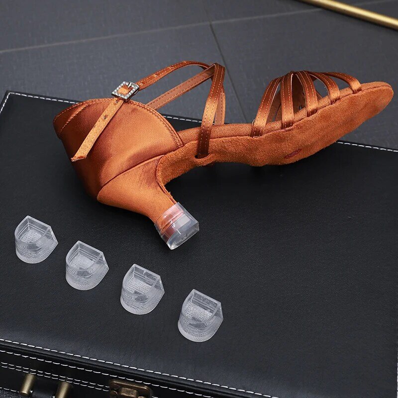 High Heel Covers Antislip Latin Stiletto Dancing Covers Shoe Care Kit Cap High Heel Silicone Protectores Stoppers