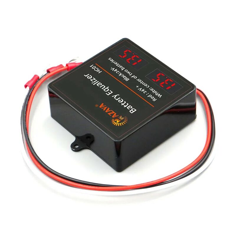 Mazava hc01 display led bateria equalizador para 2x12v baterias balanceador 2s tensão ativa chumbo ácido li li-ion lifepo4 bateria