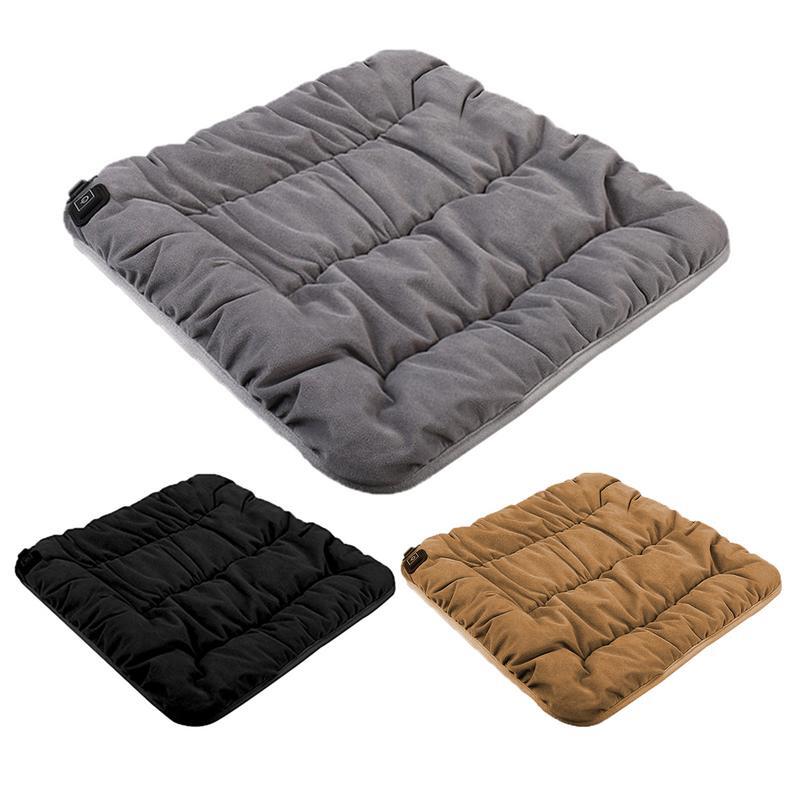 Подушка для сиденья с подогревом, универсальная зимняя теплая подушка с зарядкой от USB, уличный нагреватель с 3 уровнями нагрева, графеновая Подогреваемая подушка