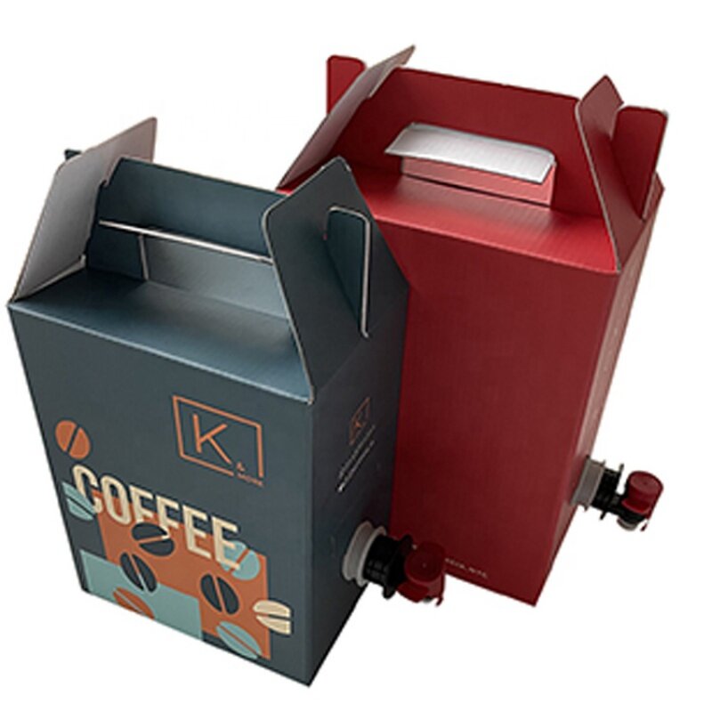 Caja de café personalizada, producto de buena calidad, embalaje para llevar, 3L, 96oz