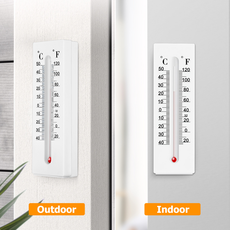 Termometro da parete termometro verticale esterno chiave Hider portachiavi termometro da esterno per interni per la casa