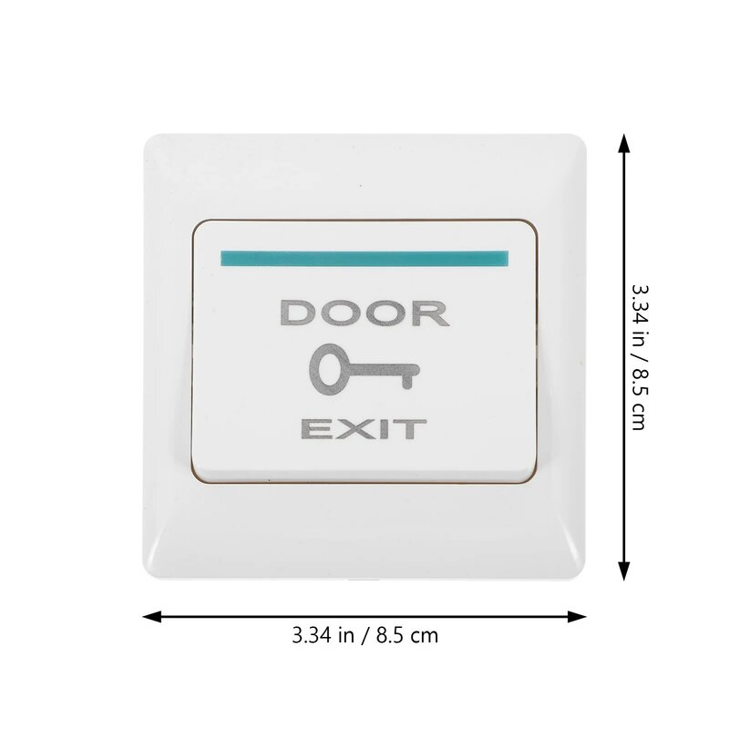 Panel dinding bel pintu, Aksesori sistem kontrol akses pintu, tombol dorong untuk keluar