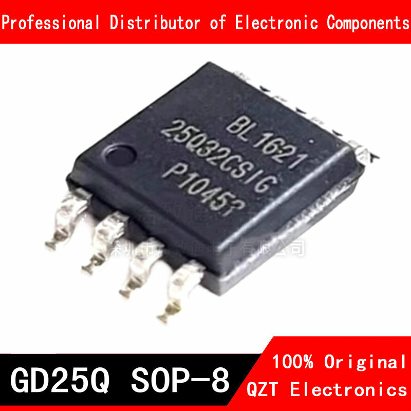 주식 신제품 오리지널 GD25Q SOP, GD25Q128, GD25Q64, GD25Q80, GD25Q32, GD25Q16, BSIG, CSIG, ESIG, SOP-8, 로트당 10 개