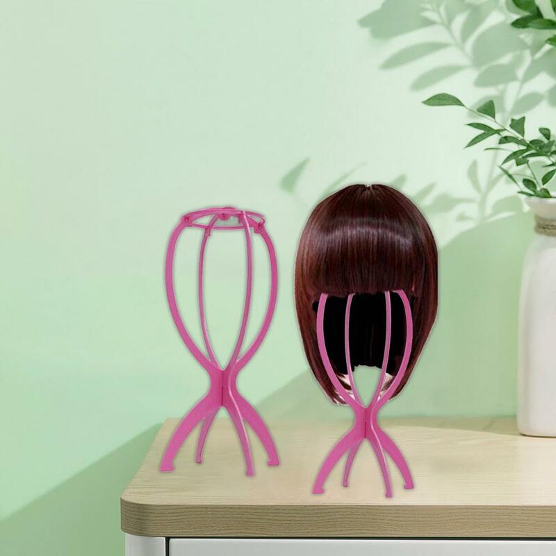Удобный держатель для парика, практичный Складной стабильный инструмент для ухода за волосами, стойкий к повреждениям