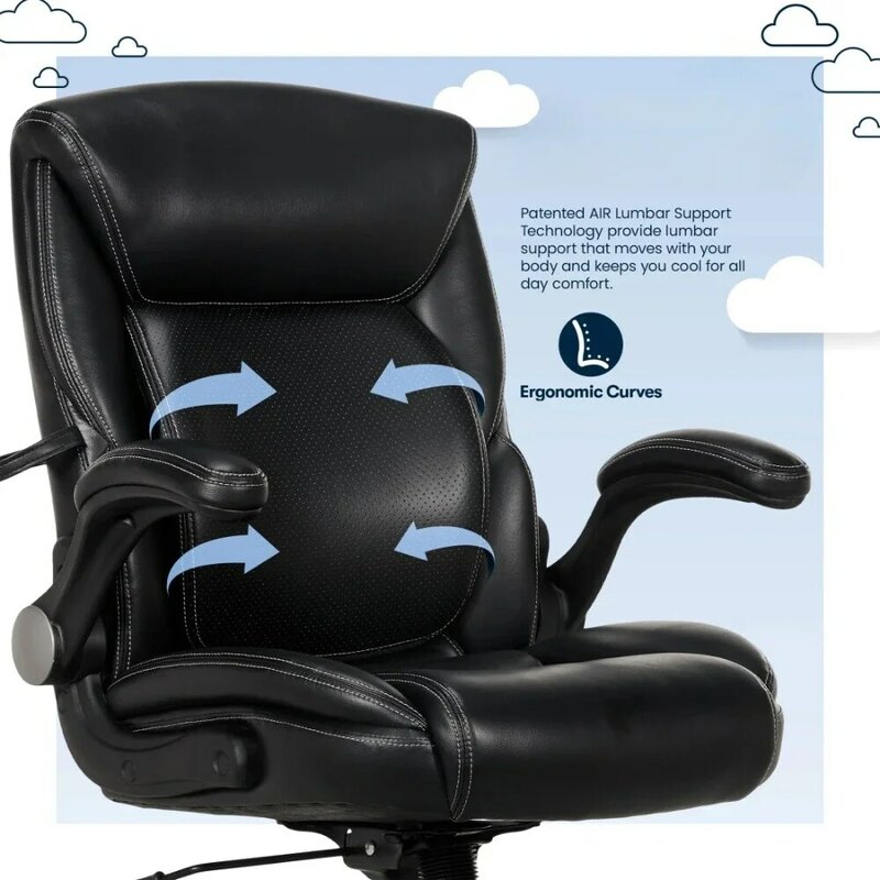 Sedia da ufficio in ecopelle sedia da ufficio Manager in pelle mobili ergonomici per Computer legati in vita con spedizione gratuita