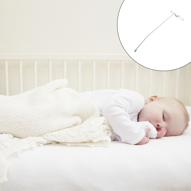 Nyamuk braket braket berdiri tenda dukungan cincin baja pemasangan anak pemegang kanopi tempat tidur bayi