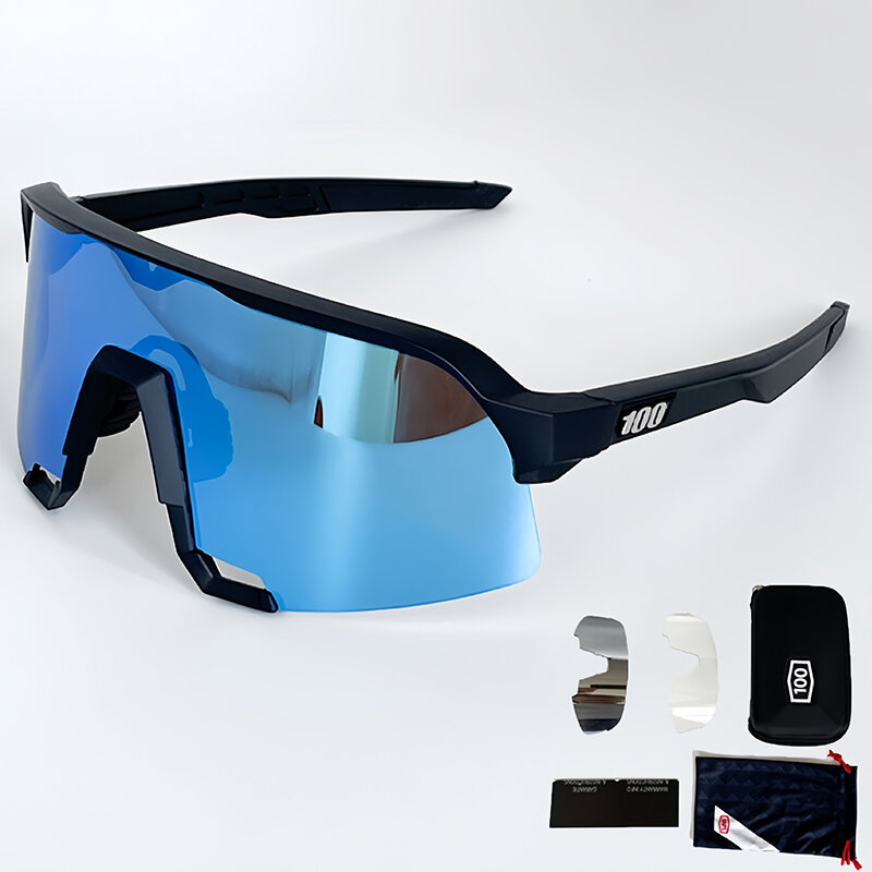 Gafas de nivel superalto para senderismo, lentes a prueba de viento para motocicleta y arena, sin decoloración, S3, 100