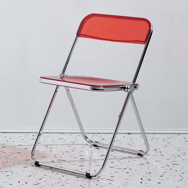 คริสตัลโปร่งใสเก้าอี้รับประทานอาหารสตูลพับเก้าอี้ห้องนอนแต่งหน้าเก้าอี้ Photo เก้าอี้ Home เก้าอี้ Perabot Rumah