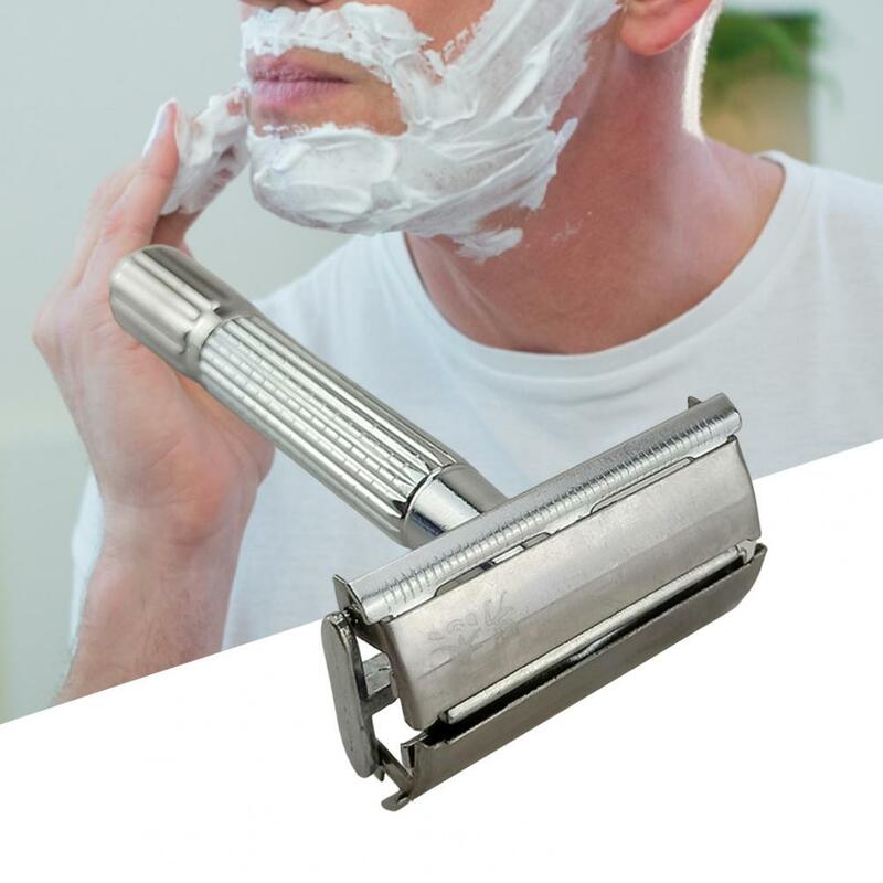 1 Set utile rasoio lama lavabile rasoio affilato strumento di bellezza uomini barba rasoio Kit