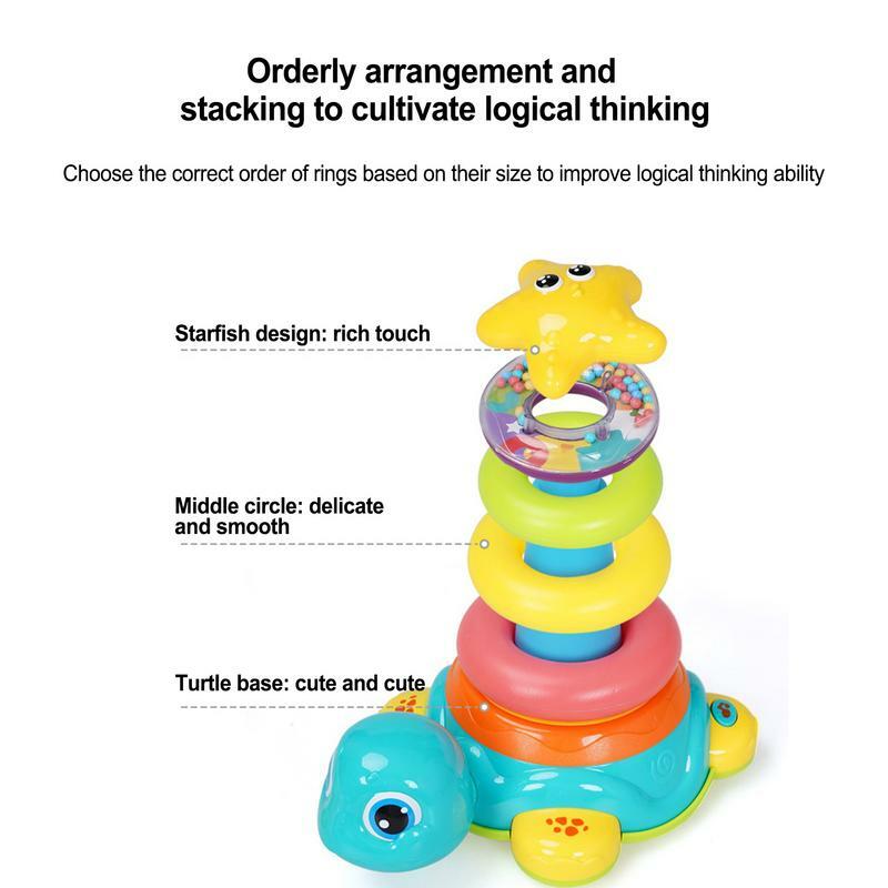 子供の色の並べ替えおもちゃ、モンテッソーリ形状ブロック、幼児の積み重ねのおもちゃ