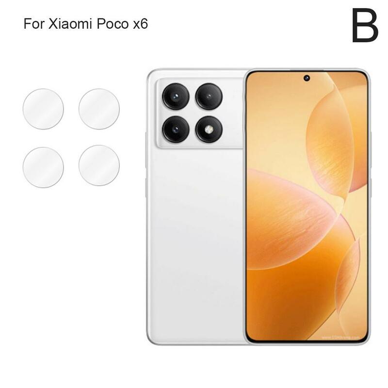Lens Film For Xiaomi PocoX6/x6pro Tempered GlassCamera Lens Glass Screen Protector On X6/x6pro Ptotective Split/integrated Film