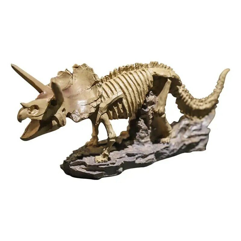 Dinossauro Esqueleto Resina Figuras, Modelo Dinossauro, Home Art Decor, Desktop, Escritórios, Sala De Estar, Estante De Mesa