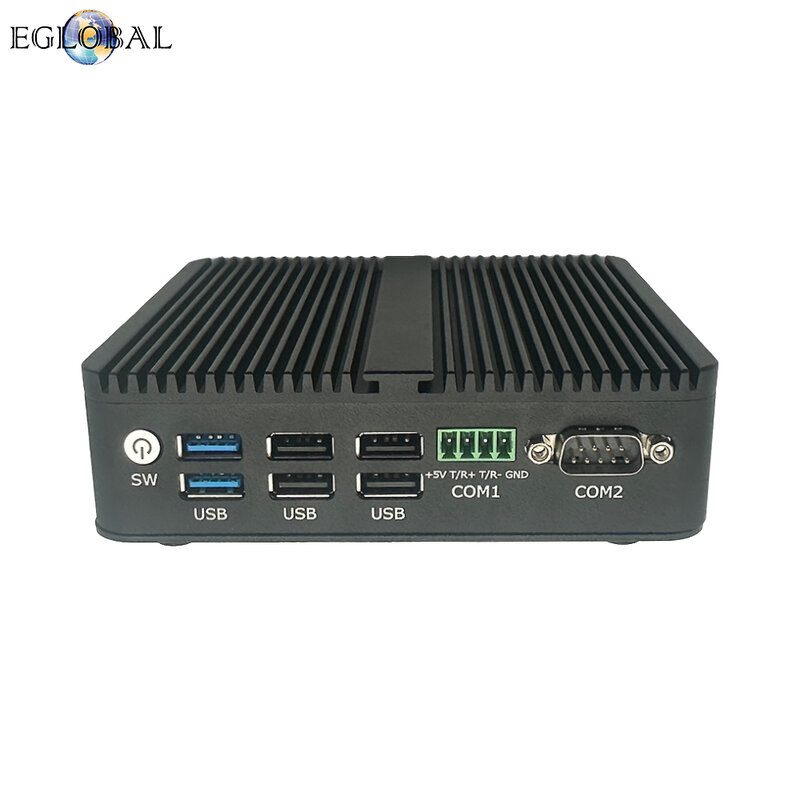 EGLOBAL мини-ПК 12-го поколения Intel межсетевой маршрутизатор N100 мини-ПК 4*2,5G i225 LAN 16 Гб ОЗУ 512 ГБ NVMe SSD промышленный Безвентиляторный Компьютер ПК
