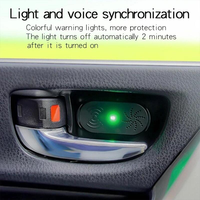 Car Door Alarm Light Flashing Anti-theft High Sensitivity Alarm Accessories System Automotive Security Sensor Prompt Loud V Y1m6