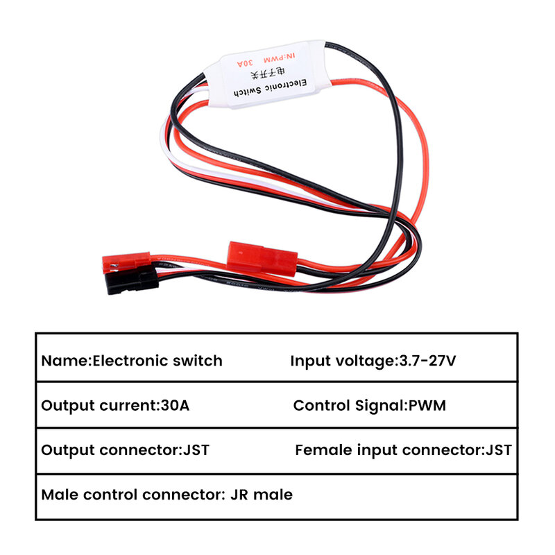 30A High Current Remote Control Electronic Switch Aeromodelling Plant Protection RC Drone Water Pump Pwm Signal Control