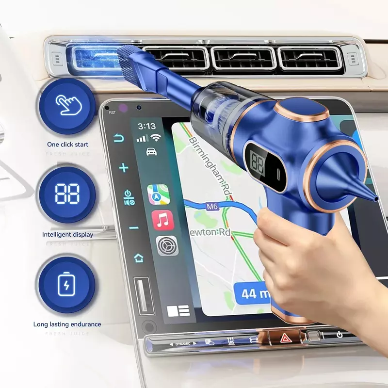 Aspiradora inalámbrica de mano Xiaomi 9500000Pa, Robot de limpieza inalámbrico portátil para uso doméstico y en coche, aspiradora grande