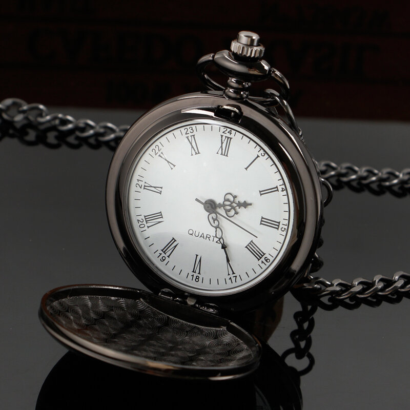Relógio de bolso de quartzo retrô masculino, relógio cavalheiro, corrente de camisola, avançado sensível, suave, melhor presente