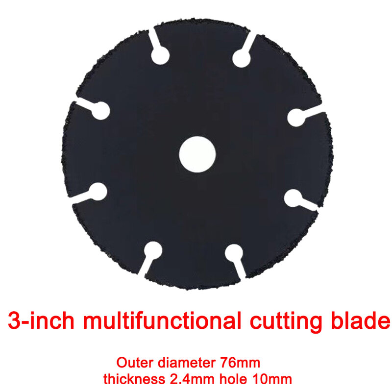 3-inch Metal Saw Blade Angle Grinder Special Cutting Blad Outer Diameter 75mm Inner Hole 10mm Saw Blade Stone Polishing Blade