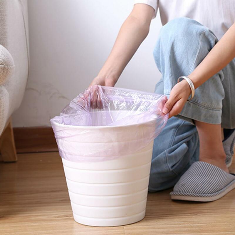 Leggero 5 rotoli buon sacchetto di immondizia colorato vibrante sacchetto di rifiuti PE ultra-spesso per la casa