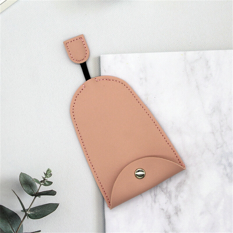Unisex Key Bag Pu Leather Solid Color Key Cover Wallets Housekeepers Car Key Holder Case Keychain Pouch Organizer Mini Purse