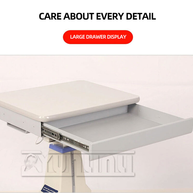 Electric Optometry Lifting Table, Computer Optometry Instrument Lifting Table with Inspection Disc Drawer
