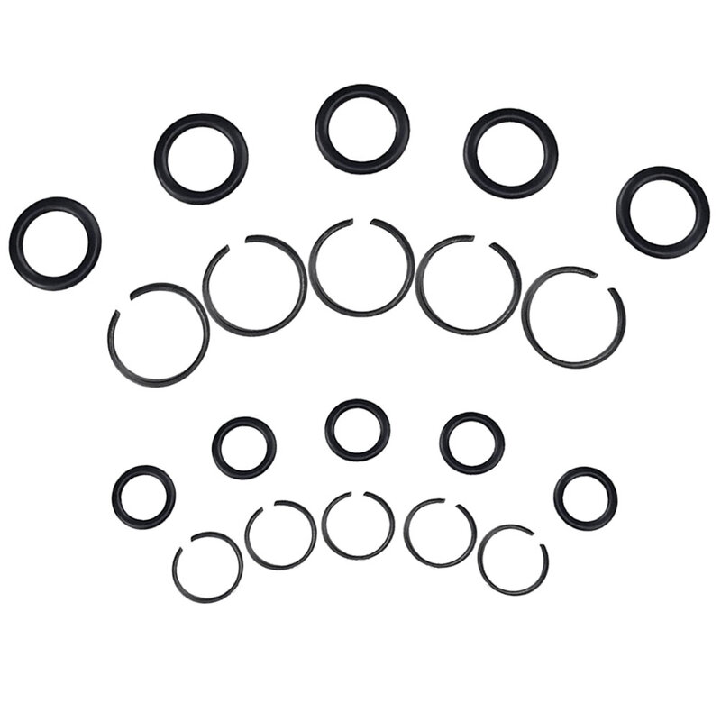 10 zestawów pierścieni ustalających z O-ringiem do 3/8 pneumatycznych "1/2" standardowych pierścieni ustalających gniazda klucz udarowy