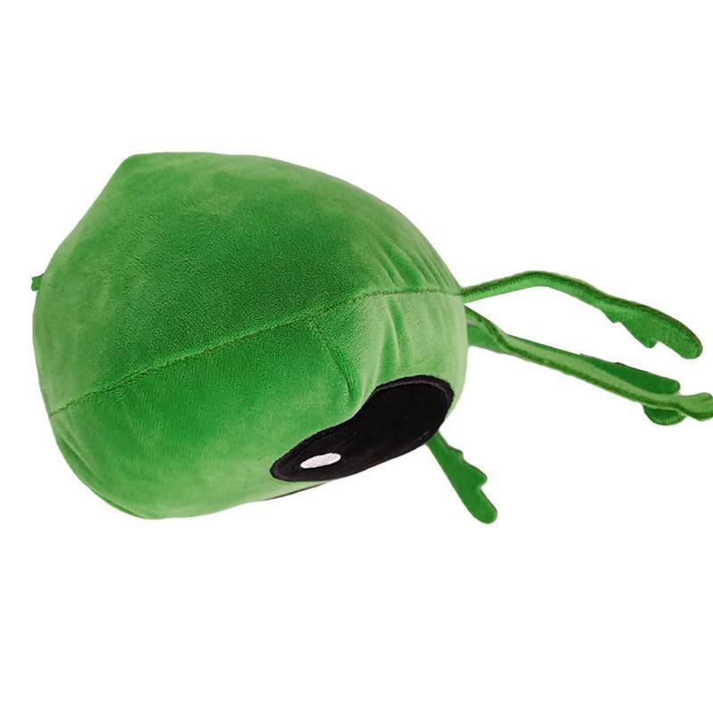 Plüsch Alien Puppe weich ausgestopft Raum Spielzeug 17cm entzückende Raum Kreatur Plüsch tier Alien Gesicht Kissen grün weich umarmbar Alien