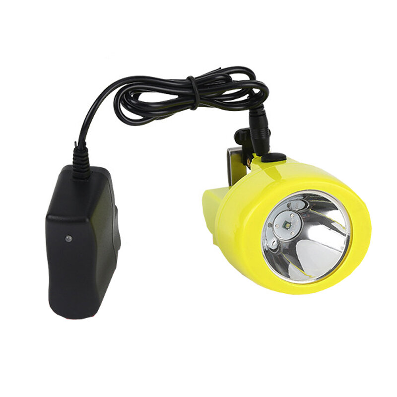 40 PCS/LOT LED Mining Lamp KL3LM Rechargeable Miner Headlamp Safety Cap Light