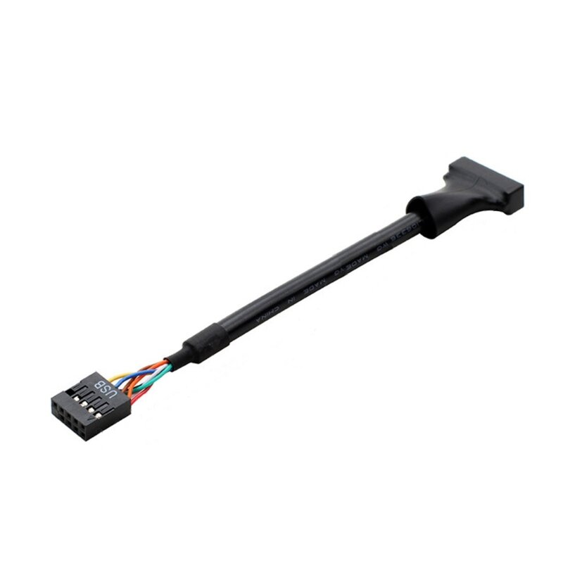 Шнур адаптера для разъема материнской платы 20Pin USB3.0 Женский/штекер на 9Pin USB2.0 штекер/мама Адаптер преобразователя на