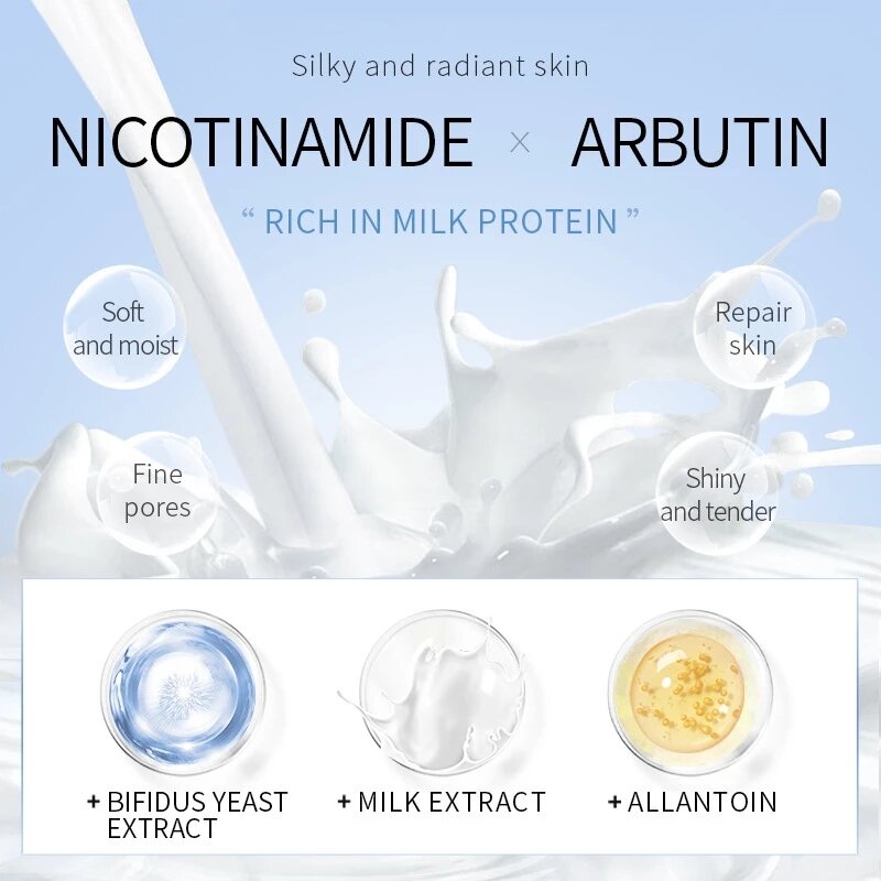 Milk Brighten Body Scrub esfoliante pulizia profonda nutriente controllo dell'olio idratante sbiancante cura del corpo antisbiadimento 100g