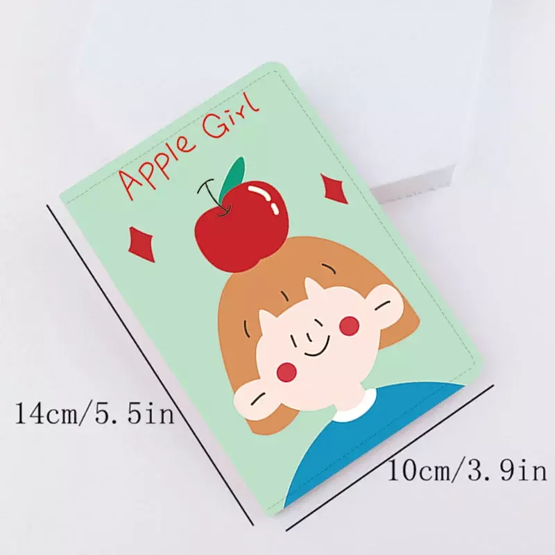 Passport Covers Travel Wallet Covers for Passports Fruits Series ID Card Holder Fashion Wedding Gift Wallet Case Pu Leather
