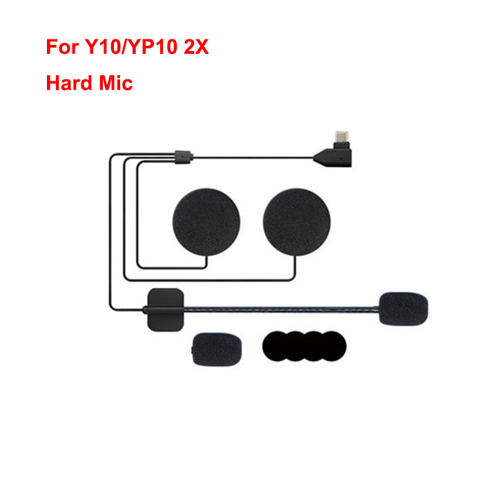 Twardy/miękki mikrofon dla Y10/YP10 2X kask motocyklowy z Bluetooth zestaw słuchawkowy dedykowany mikrofon akcesoria nie zawiera Host