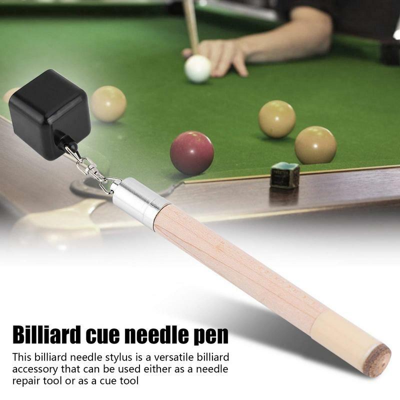 Billiard Tip Pricker Billiard Cue Tip Chalk Holder Billiard Stick Tip Repair Tool For Professional Players Daily Practice And