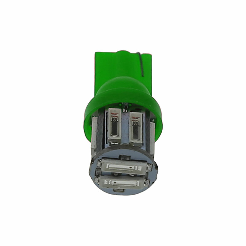 1x Groen Rv T10 W5W Reverse Licht Backup Bulb 10 Emitters 7020 Smd Led 280 285 447 A065