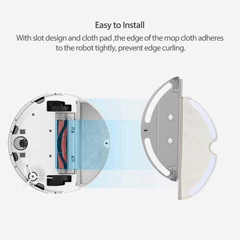 Per Xiaomi Mijia 1C muslimside spazzola principale serbatoio dell'acqua Mop Cloth Kit di parti del filtro HEPA accessori per aspirapolvere Robot