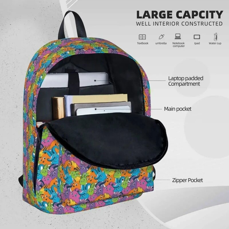 Sunny Bunnies - Pattern Backpacks Student Book bag Shoulder Bag Laptop Rucksack Waterproof Travel Rucksack Children School Bag