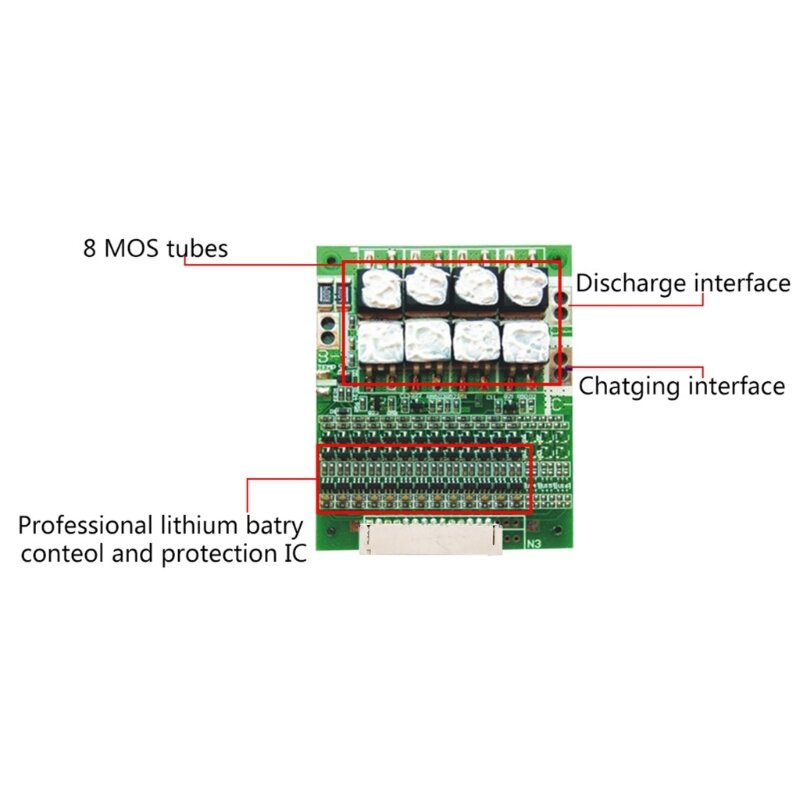 Professionele 13-serie Li-Ion-accu Batterij voor beschermingsbord voor ternaire batterijen Mangaan Elektrisch