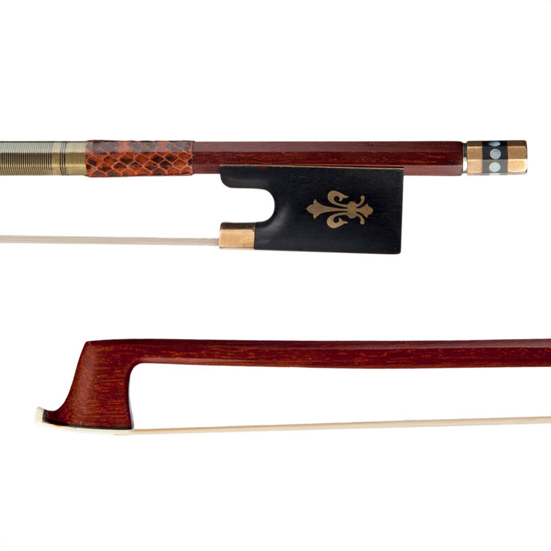 Mugig 4/4 nível superior pernambuco violino arco equilíbrio perfeito real mongólia cavalo cabelo violino peças acessórios