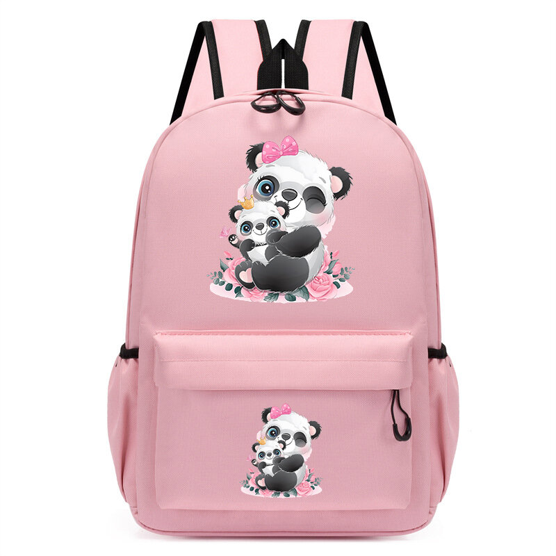 NEW Fashion Kids zaino bambini Bagpack scuola materna borse da scuola Little Panda stampa floreale Bookbags zaini da scuola per studenti