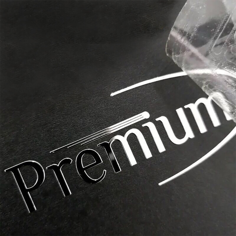 Adesivo metallico argento con trasferimento personalizzato 3D Logo personalizzato decalcomania autoadesiva etichetta in cristallo UV DTF stampa rilievo in lamina d'oro