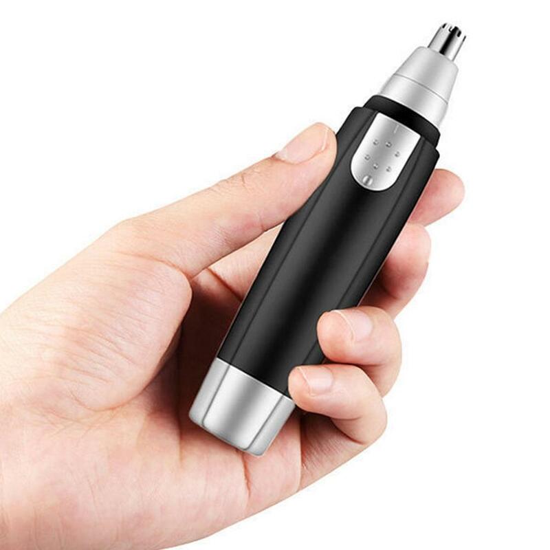 Black Electric Nose Hair Trimmer For Men And Women Available With Low Noise High Torque High Speed Motor Washable Nasal Hai E8O5